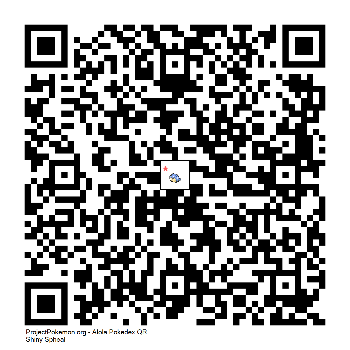 Cdigo QR de Spheal variocolor